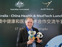 诺贝尔奖得主、JVID
讲席教授巴里·马歇尔教授受邀出席澳中健康与医疗学术合作交流午宴